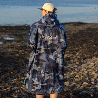dryrobe Advance Long Sleeve Changing Robe - Blue Camo / Blue Extra Image 6 Preview